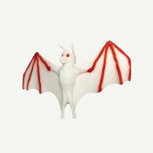 IBB 3D Target Flying albino Bat - snow white