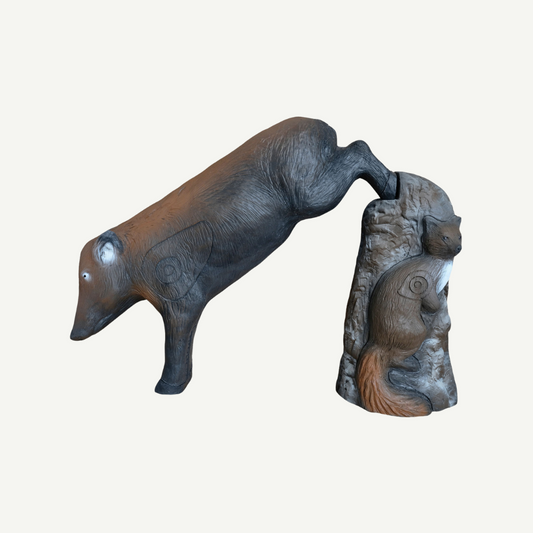 Leitold Fleeing Boar with stone