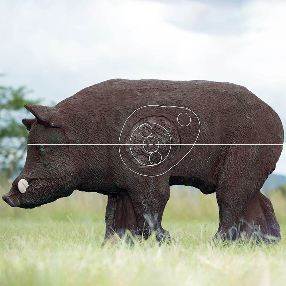 Wildcrete 3D Target - Feral Boar Brown