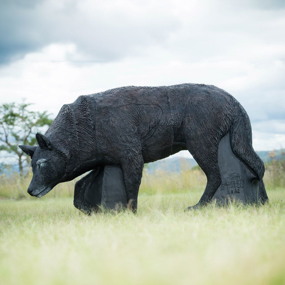 Wildcrete 3D Target - Wolf Black