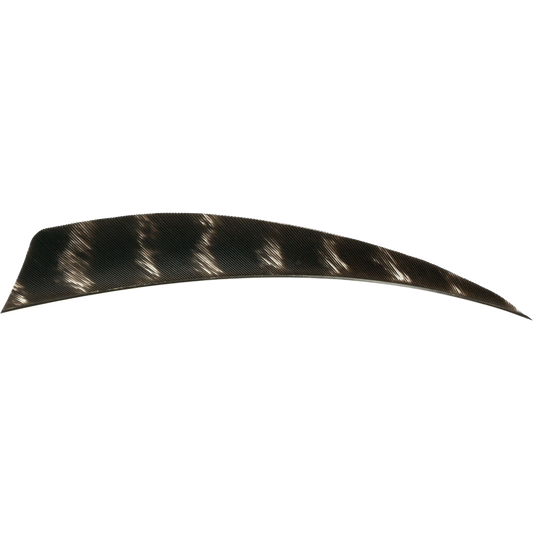 18405 Feather RW Shield 5 inch natural barred