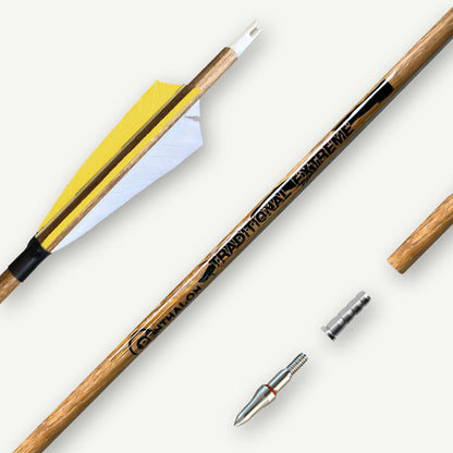 Penthalon Carbon Arrows 40815 Traditional Extreme Natural Feathers
