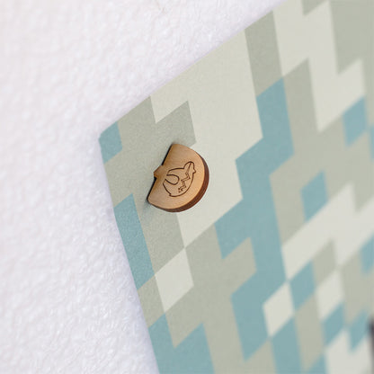 100096 Wooden Target pin - pack of 4
